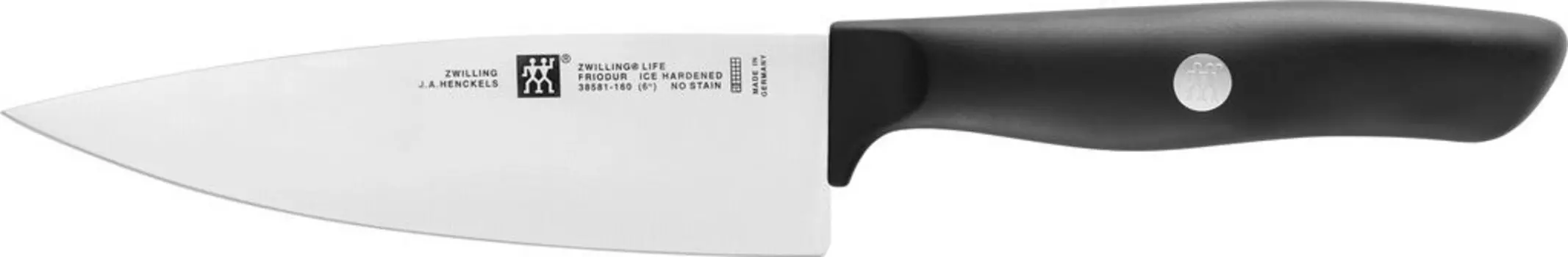 ZWILLING Life Нож поварской, нож 16 см черный спецплав