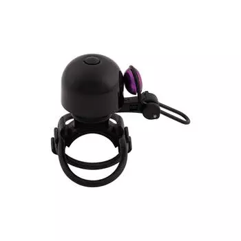 Звонок велосипедный Con - Tec Ringer Diamond Bing ультрафиолетовый, черный