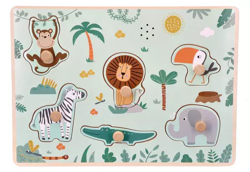 Звуковая головоломка - сафари Adam Toys