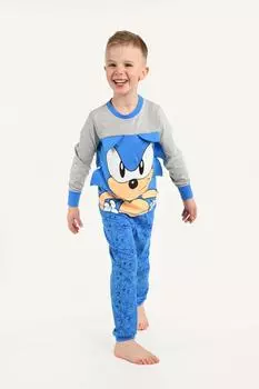 Звуковая пижама Sonic, синий