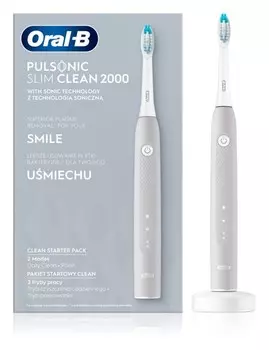 Звуковая зубная щетка Oral B Pulsonic Slim Clean 2000 Grey