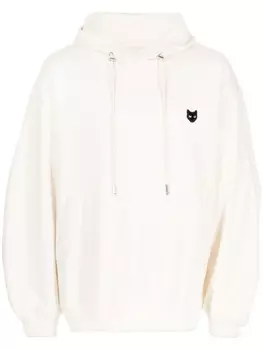 Zzero By Songzio худи с нашивкой Panther, белый