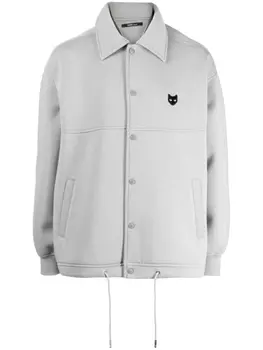 Zzero By Songzio куртка с нашивкой Panther, серый