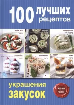 100 лучших рецептов украшения закусок