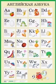 Английская азбука. Наглядное пособие