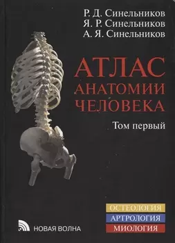 Атлас анатомии человека Учебное пособие В 3 томах Том первый Учение о костях соединениях костей и мышца