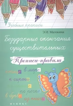 Безударные окончания существительных: прописи-правила