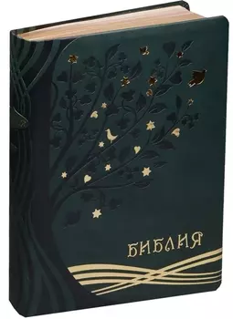 Библия Книги Священного Писания Ветхого и Нового Завета Канонические с параллельными местами и приложением зеленая