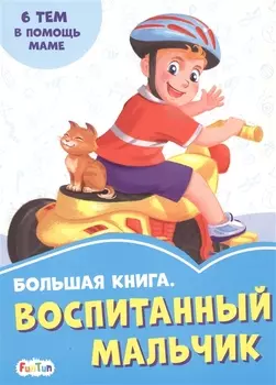 Большая книга. Воспитанный мальчик. 6 тем о помощи маме