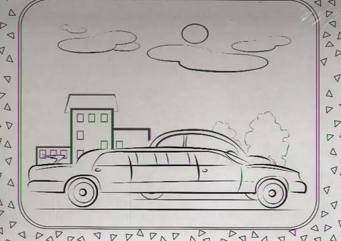 Чудесный чемоданчик Раскраска Машинки