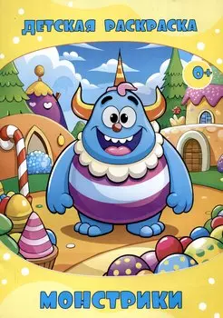 Детская раскраска. Монстрики..(Илекса)