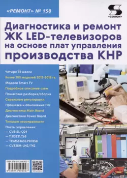Диагностика и ремонт ЖК LED-телевизоров на основе плат управления производства КНР