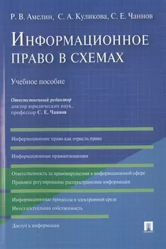 Информационное право в схемах Учебное пособие