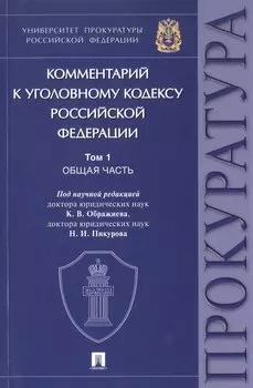 Комментарий к Уголовному кодексу Российской Федерации. В 3-х томах. Том 1. Общая часть