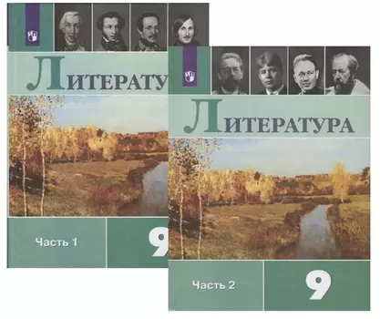 Литература. 9 класс. Учебник. В двух частях (комплект из 2 книг)