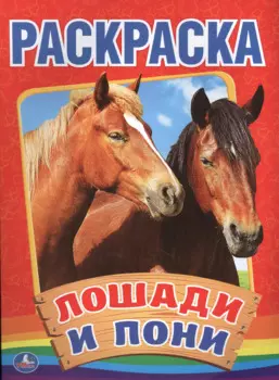 Лошади и пони. (Первая раскраска).