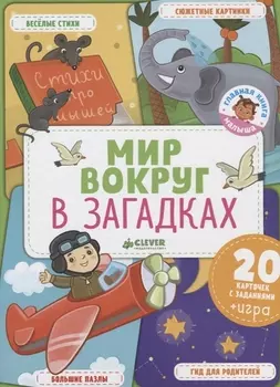 Мир вокруг в загадках 20 карточек с заданиями