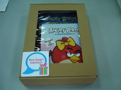 Набор 7 б (Angry birds Раскраски+набор для тв-ва)