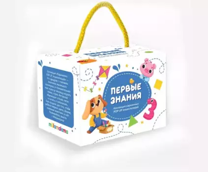Набор "Первые знания". Коллекция карманных POP-UP энциклопедий (комплект из 6-ти книжек-панорамок)