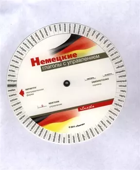 Немецкие глаголы с управлением. Таблица-вертушка