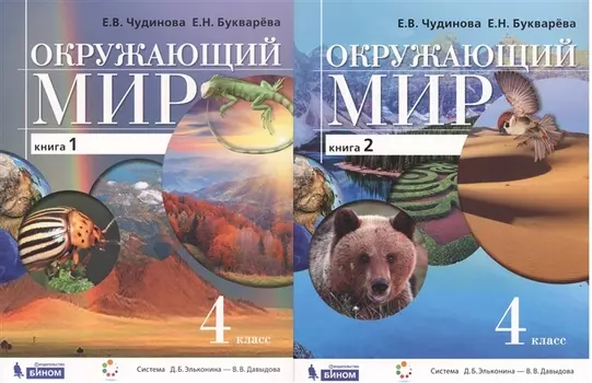 Окружающий мир. 4 класс. Учебник. В 2-х книгах (комплект из 2-х книг)