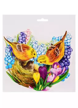 Плакат Птицы с птенцом