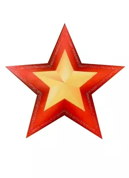 Плакат вырубной Звезда-5