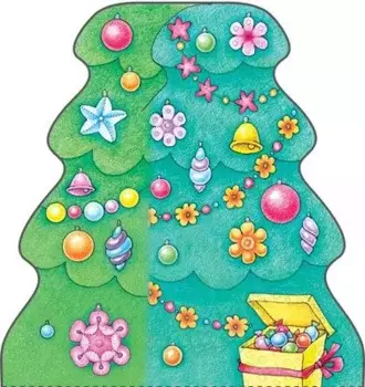 Почитаем, поиграем. Крестовая конструкция Елочка