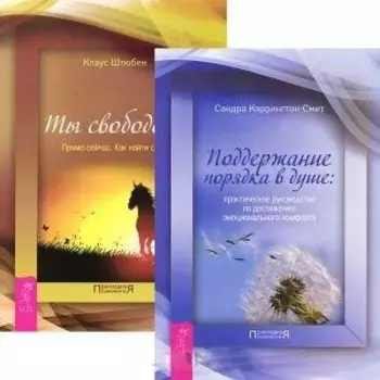 Поддержание порядка в душе Ты свободен Прямо сейчас Как найти себя комплект из 2 книг