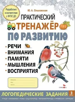 Практический тренажер по развитию речи, внимания, памяти, мышления, восприятия. Выпуск 3. Рабочая тетрадь