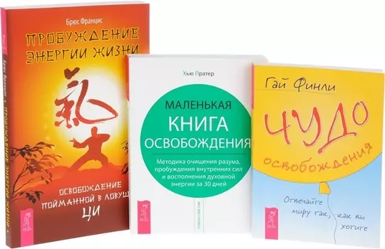 Пробуждение энергии жизни Чудо освобождения Маленькая книга освобождения комплект из 3 книг