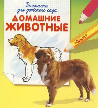 Раскраска для детского сада. Домашние животные