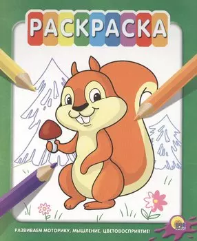 Раскраска на гребне. Белка