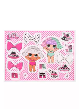 Раскраска с магнитной одевашкой. L.O.L. Surprise! Зажигательная вечеринка