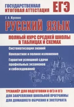 Русский язык. Полный курс средней школы в таблицах и схемах