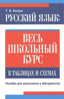 Русский язык: весь школьный курс в таблицах и схемах