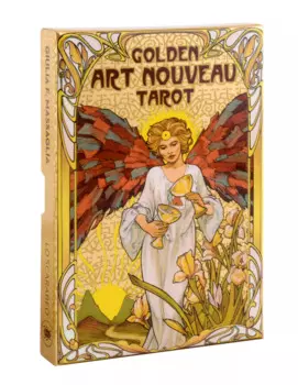 Старшие Арканы Золотое Таро Арт Нуво (22 карты + инструкция)