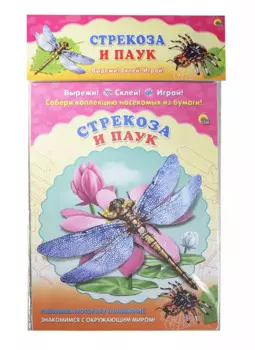 Стрекоза. Паук