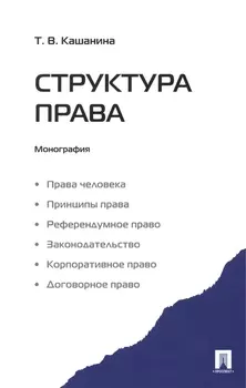 Структура права Монография