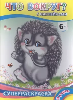 Суперраскраска с наклейками Что вокруг
