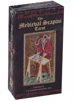 Таро Аввалон, Medieval Scapini Tarot Средневековое Таро Скарпини (карты+инструкция на англ. яз.) (коробка) (ПИ)