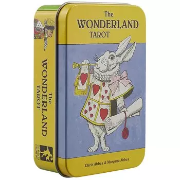 Таро Аввалон, The Wonderland Tarot Таро Чудес (карты на англ. яз. в жестяной коробке) (ПИ)