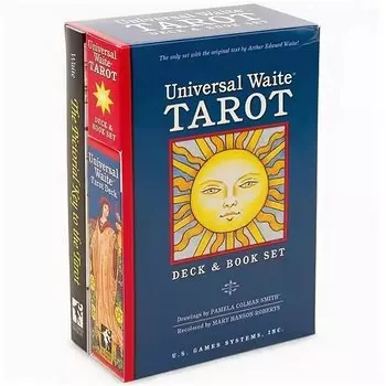 Universal Waite Tarot Deck and Book Set