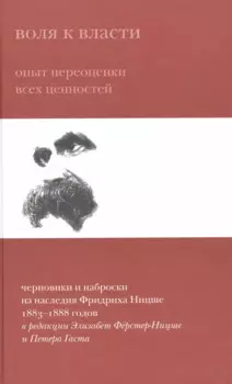 Воля к власти Опыт переоценки всех ценностей Черновики и наброски из наслед. Ницше (Ферстер-Ницше)