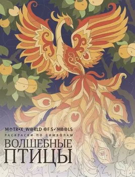 Волшебные птицы Раскраска по символам