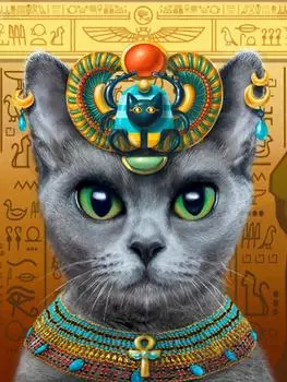 Алмазная вышивка «Бастет»