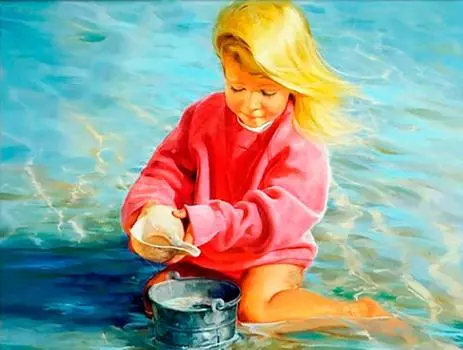 Алмазная вышивка «Беззаботное детство»