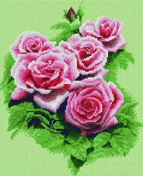 Алмазная вышивка «Бутоны роз»