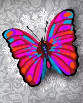 Алмазная вышивка «Чудо-бабочка»