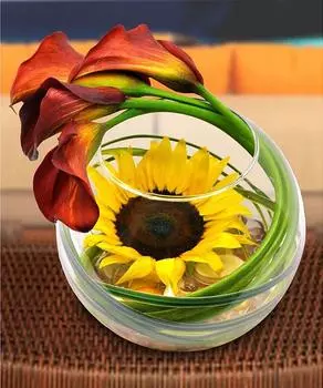 Алмазная вышивка «Цветочная композиция»